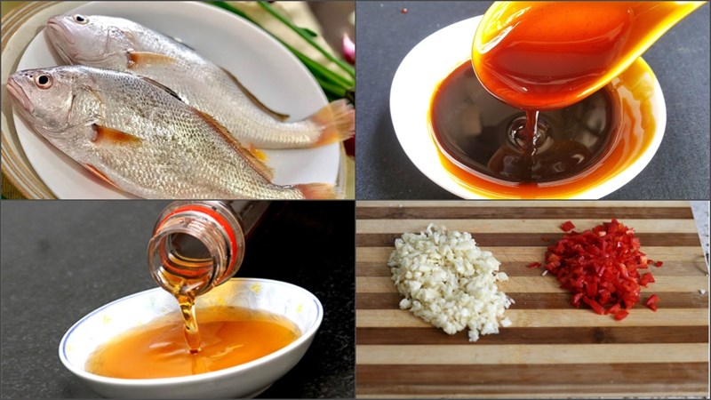 Nguyên liệu món ăn cá đù kho