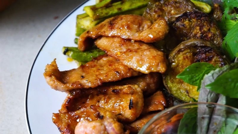 Vú dê nướng