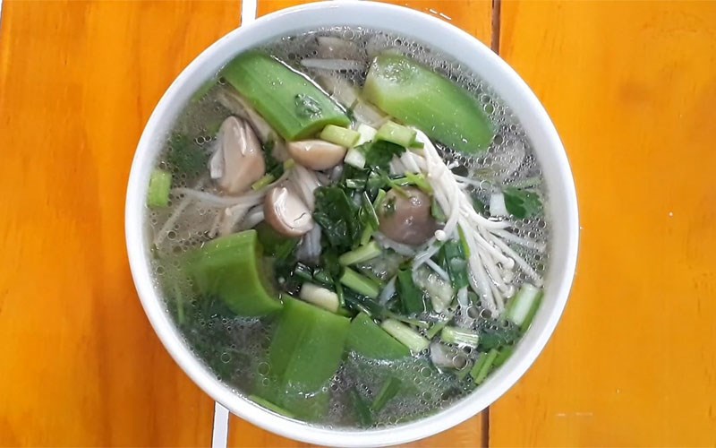 Canh mướp chay