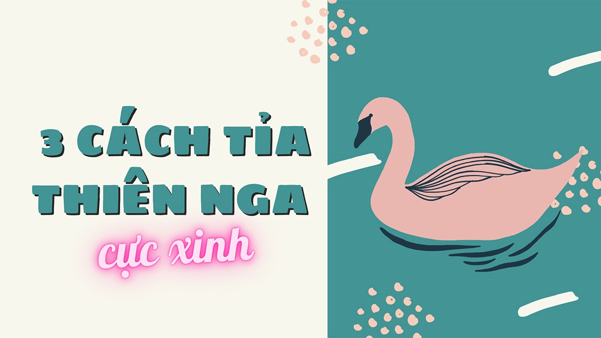 3 cách tỉa con thiên nga bằng củ cải, cà chua, quả táo đẹp đơn giản