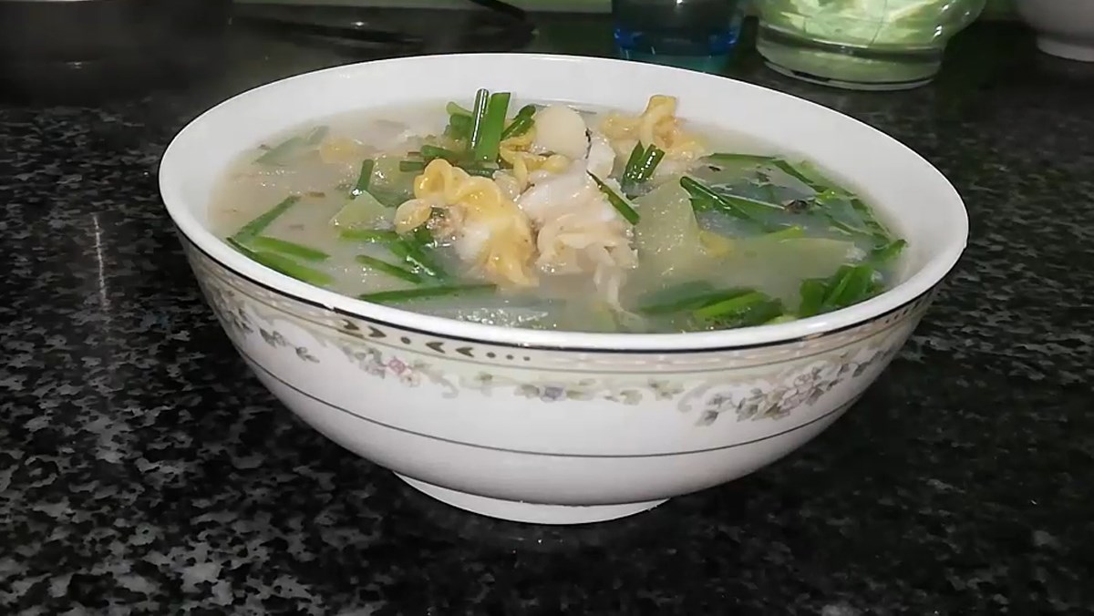 Canh cồi sò điệp