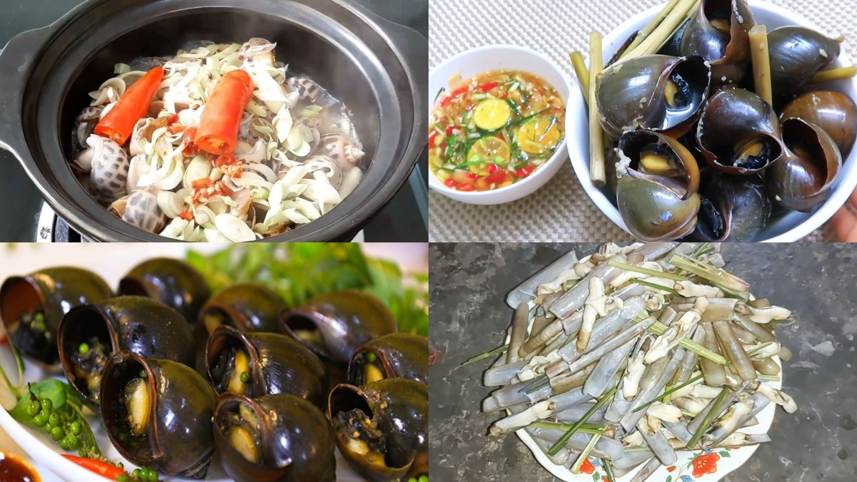 Tổng hợp ốc hấp, ốc hấp