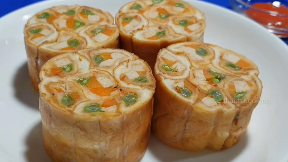 Chả hoa chay từ bánh mì