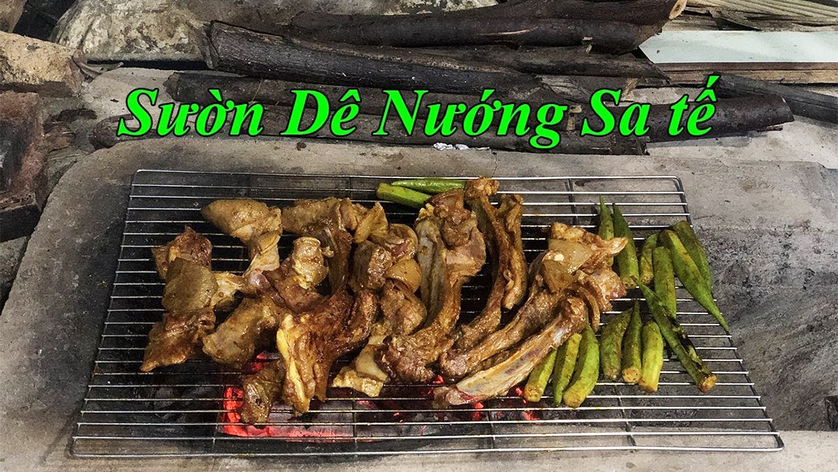 Dê nướng sa tế