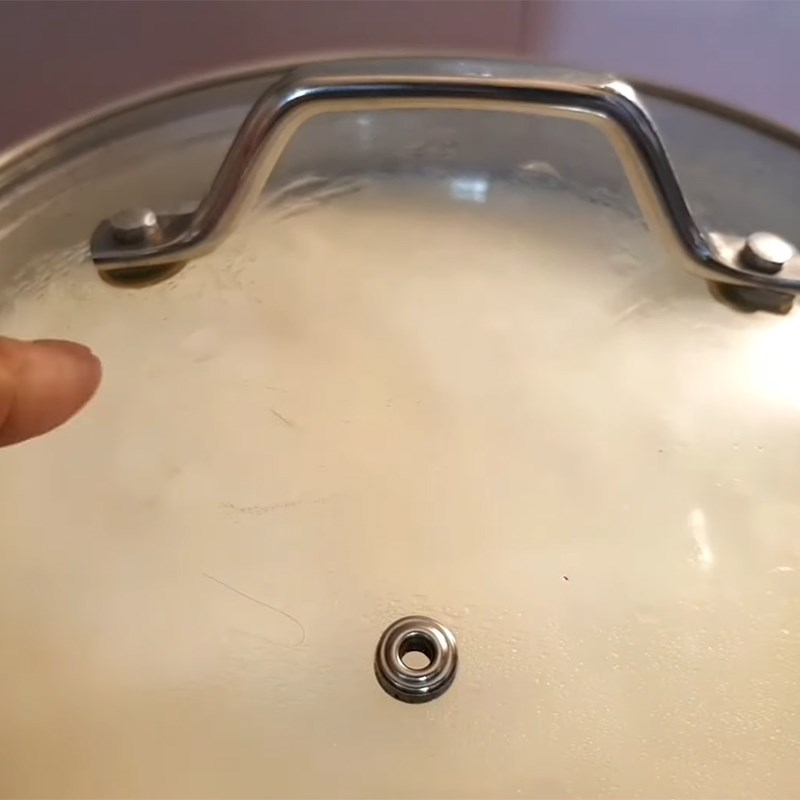 Bước 6 Cho sữa chua cái vào và ủ Sữa chua đào bịch