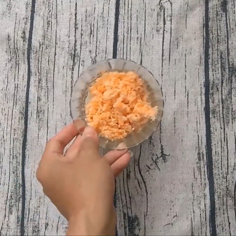 Bước 1 Chuẩn bị tôm khô Bánh quy tôm khô