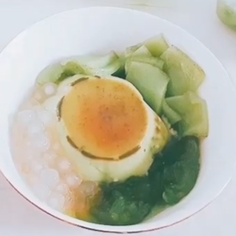 Bước 4 Hoàn thành Chè caramen matcha