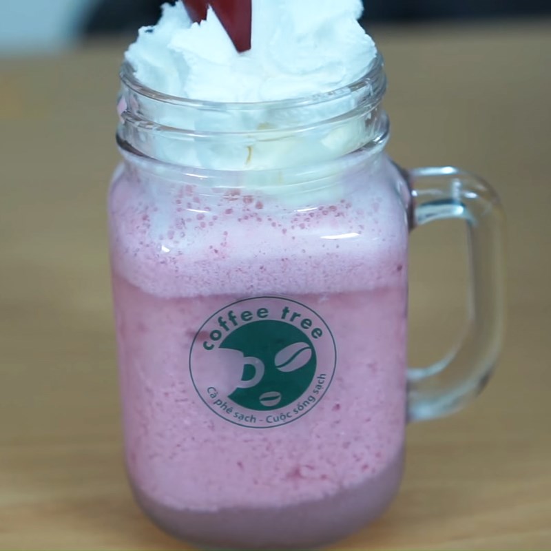 Bước 3 Hoàn thành Soda sinh tố phúc bồn tử (quả mâm xôi)