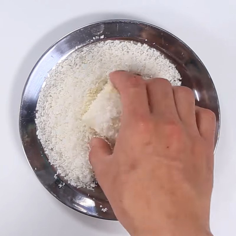 Bước 3 Làm lạnh và hoàn thành Bánh sữa dừa với gelatin
