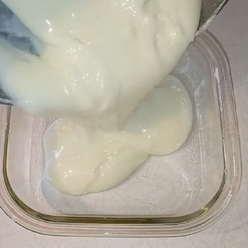 Bước 2 Làm lạnh và hoàn thành Bánh sữa dừa không có sữa đặc