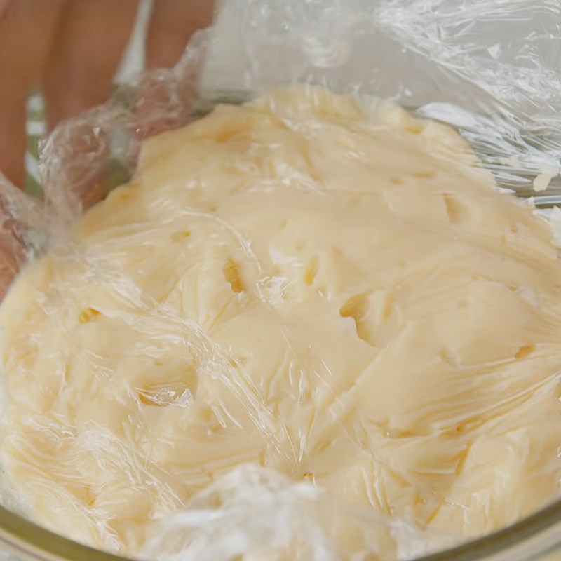 Bước 2 Làm nhân bánh chuối Bánh chuối Thượng Hải