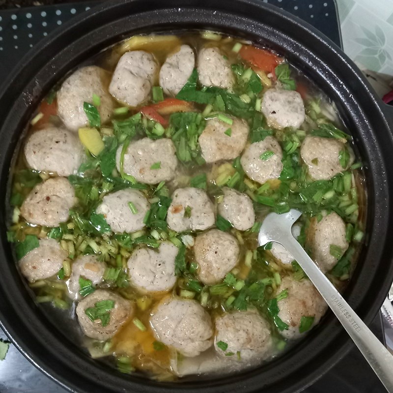 Bước 3 Nấu canh Canh chua cá thác lác