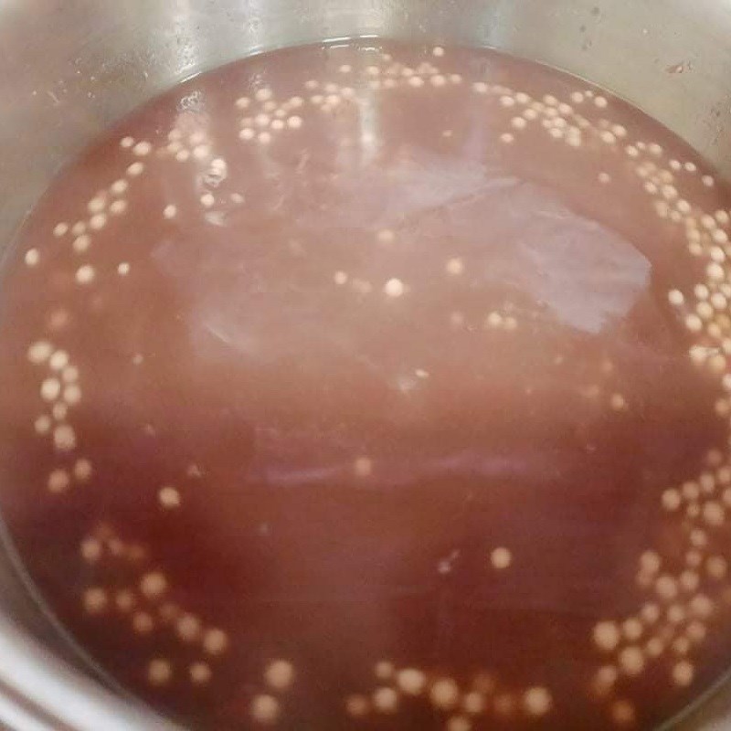 Bước 4 Nấu chè Chè đậu đỏ bột báng nước cốt dừa bằng nồi áp suất