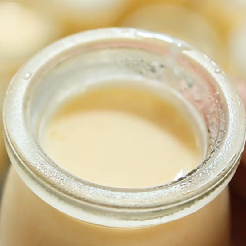 Bước 6 Thành phẩm Sữa chua đào hũ
