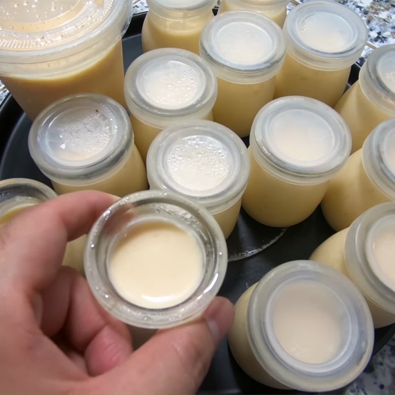 Bước 6 Thành phẩm Sữa chua đào hũ