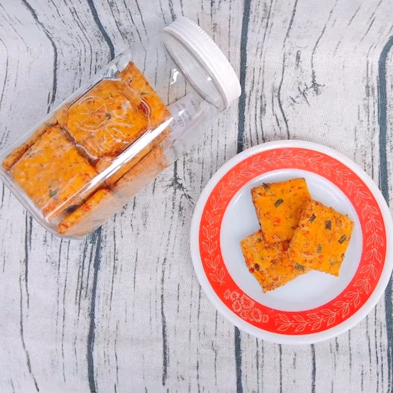 Bước 5 Thành phẩm Bánh quy tôm khô