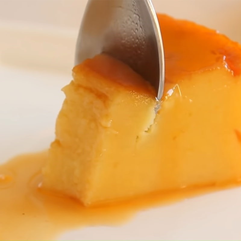 Bước 6 Thành phẩm Bánh flan xoài không cần trứng