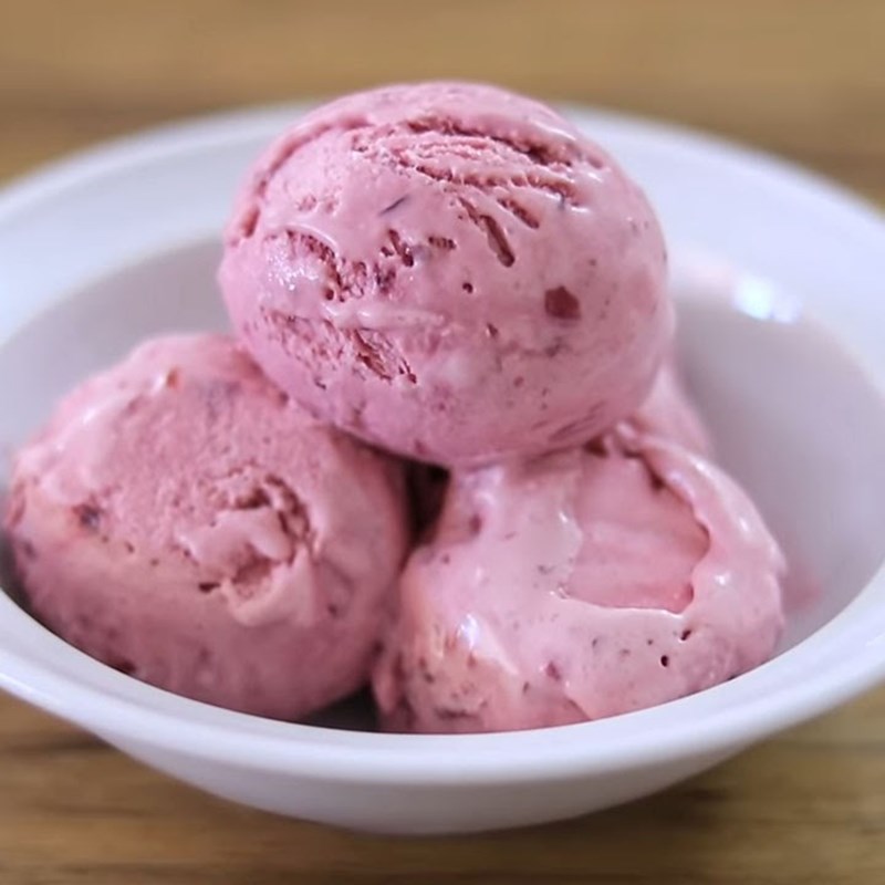 Bước 5 Thành phẩm Kem cherry
