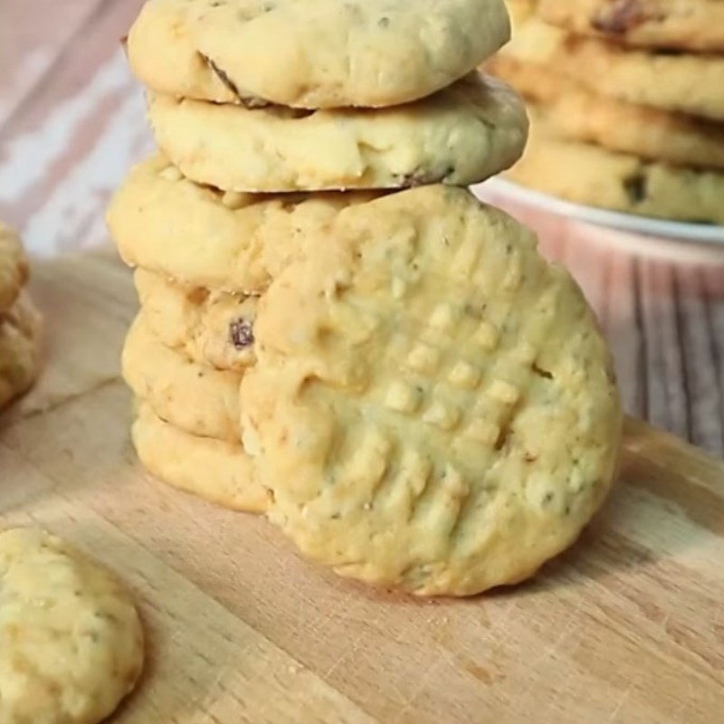 Bước 6 Thành phẩm Bánh qui hạt chia trứng muối