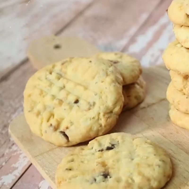 Bước 6 Thành phẩm Bánh qui hạt chia trứng muối