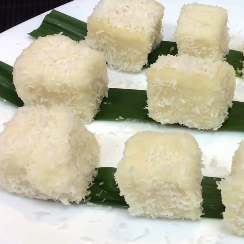 Bước 4 Thành phẩm Bánh sữa dừa không có whipping cream