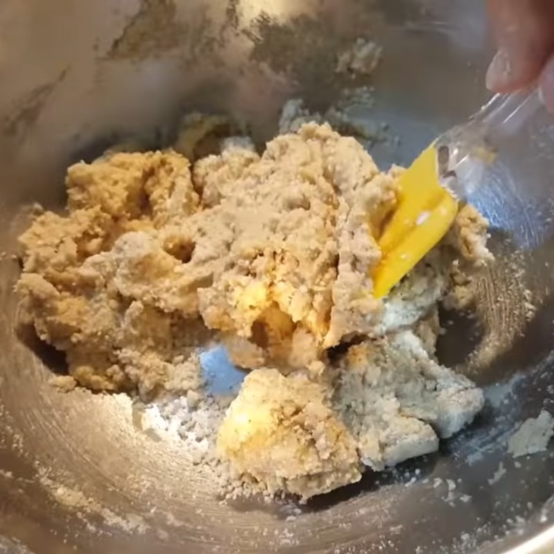 Bước 2 Trộn bột Bánh qui hạt chia cà phê dừa