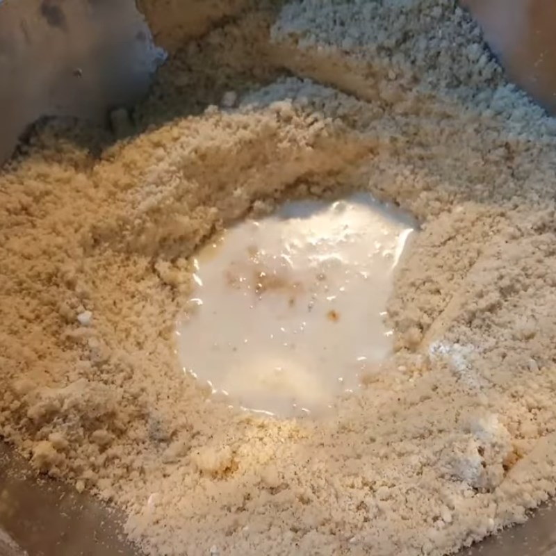 Bước 2 Trộn bột Bánh qui hạt chia cà phê dừa