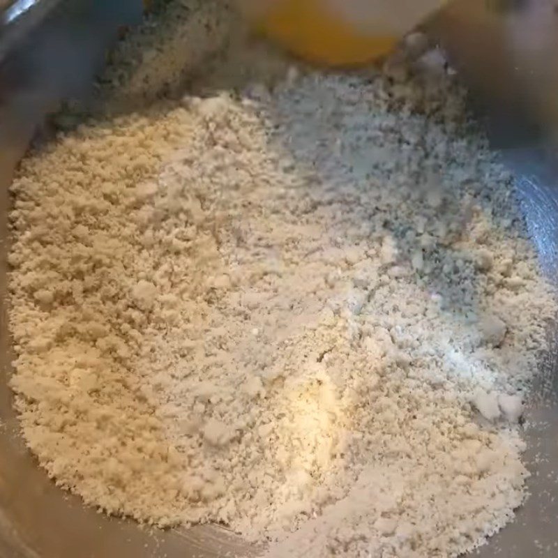 Bước 2 Trộn bột Bánh qui hạt chia cà phê dừa