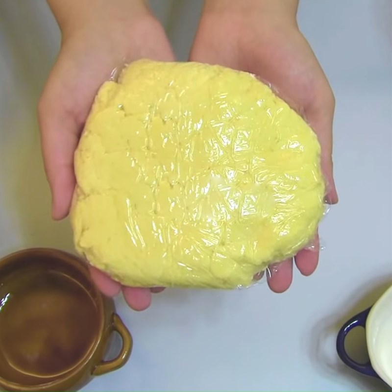 Bước 2 Trộn bột Bánh tart phô mai nướng