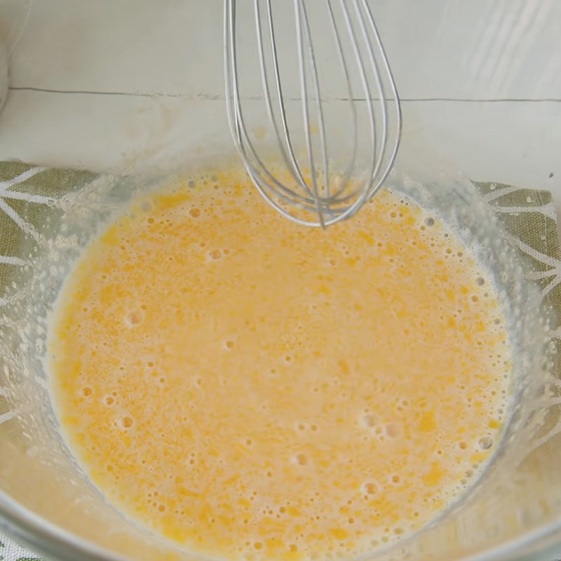 Bước 3 Trộn bột bánh Bánh chuối Thượng Hải
