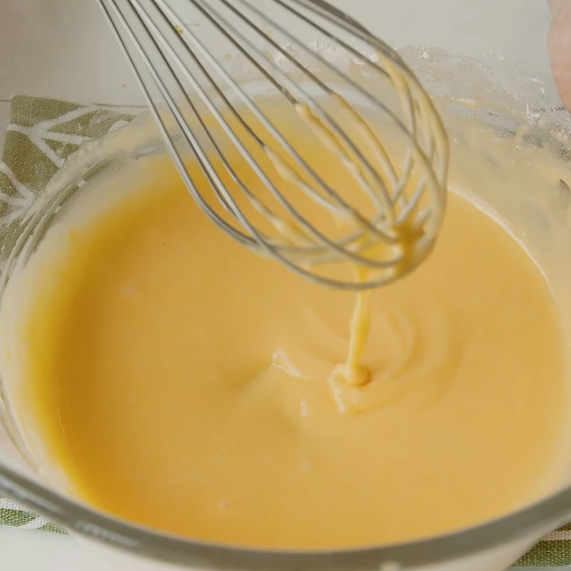 Bước 3 Trộn bột bánh Bánh chuối Thượng Hải