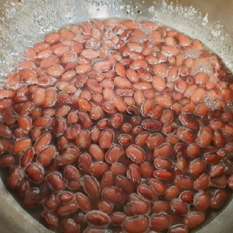 Bước 3 Ướp đậu Chè đậu đỏ bột báng nước cốt dừa bằng nồi áp suất
