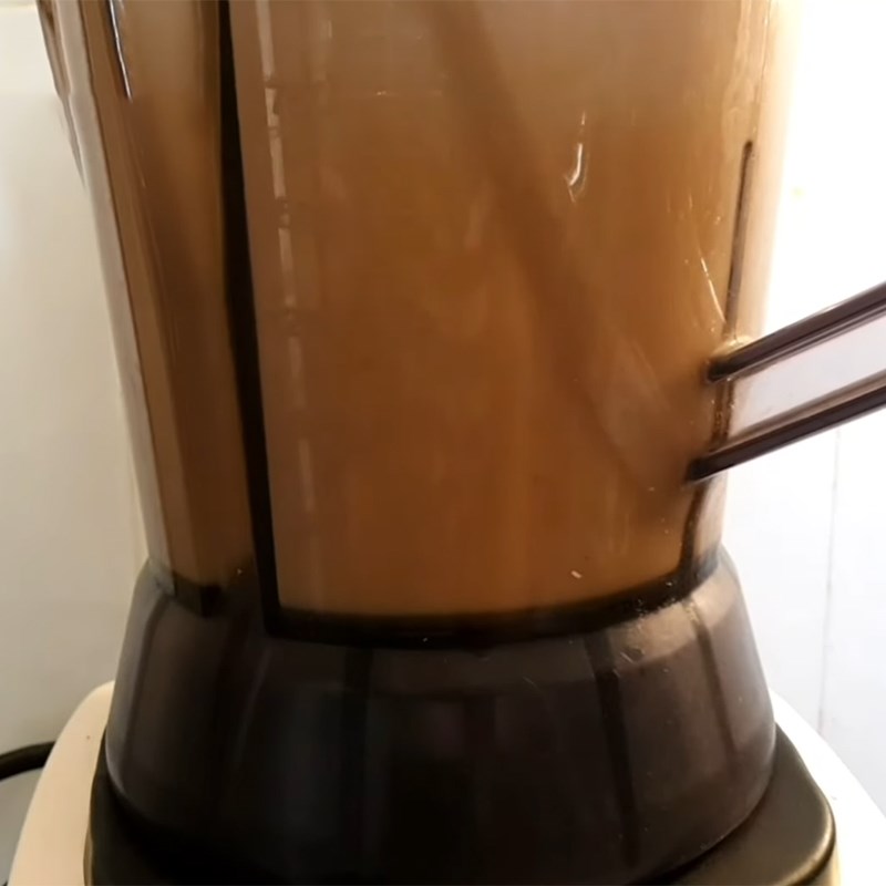Bước 3 Xay đào Sữa chua đào bịch