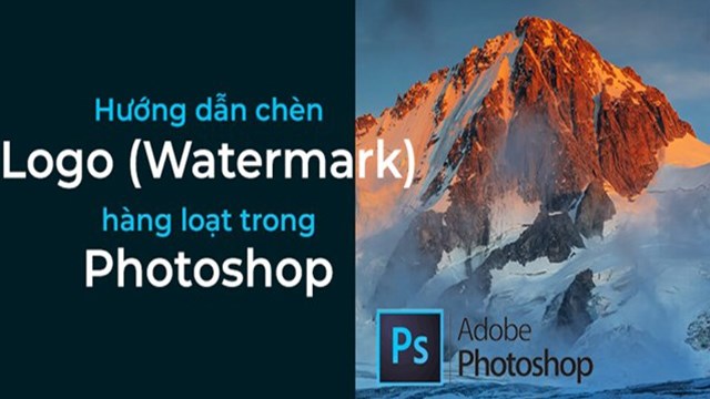 Làm thế nào để chèn logo vào ảnh trong Photoshop sử dụng file PNG?

