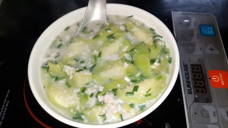 Canh mướp đậu phộng