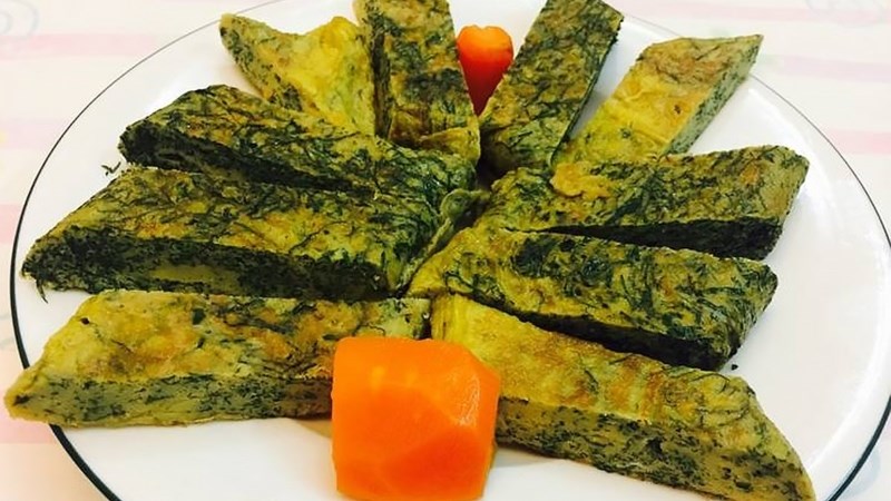 Trứng chi&ecirc;n l&aacute; lốt