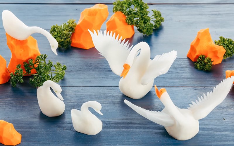 C&aacute;ch tỉa con thi&ecirc;n nga bằng củ cải trắng