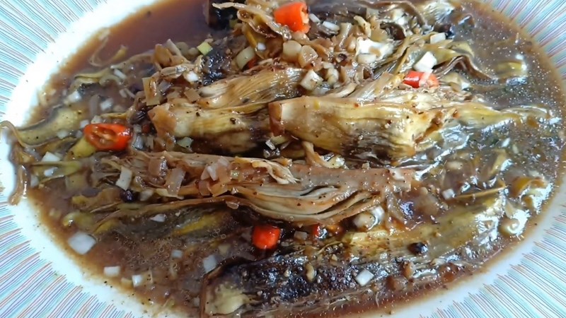 Hoa chuối kho tiêu