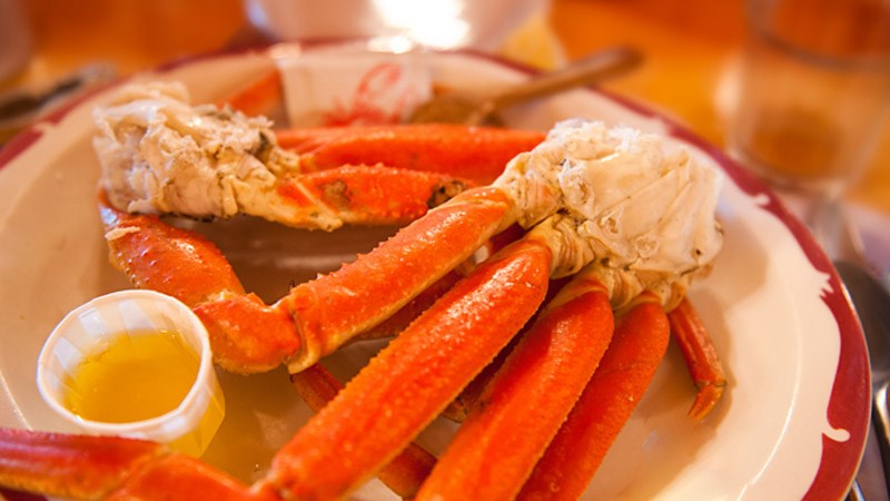 Ch&acirc;n cua tuyết luộc