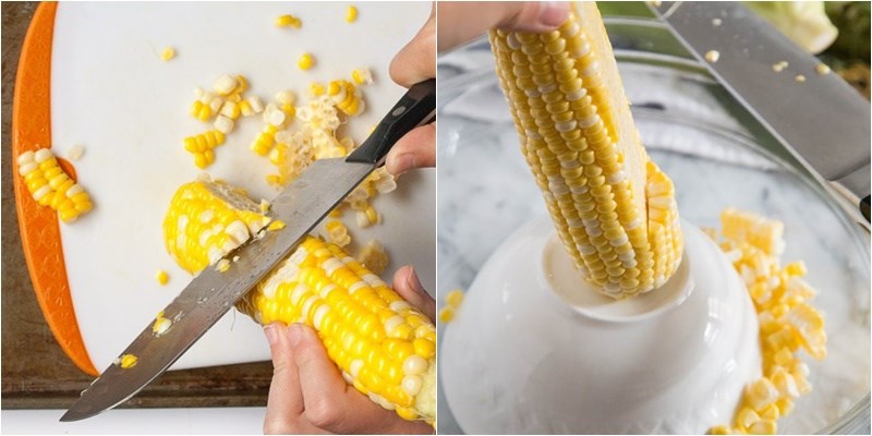 T&aacute;ch hạt bắp theo kiểu đứng