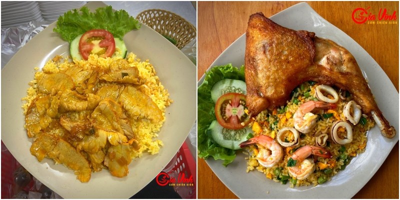 Nhà hàng Cơm Gà Gia Vĩnh nổi tiếng với cơm chiên 