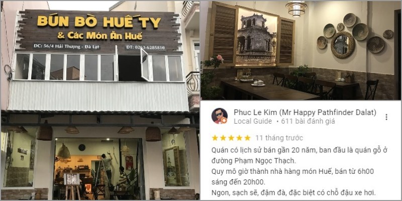 Quán Bún trườn Huế Ty