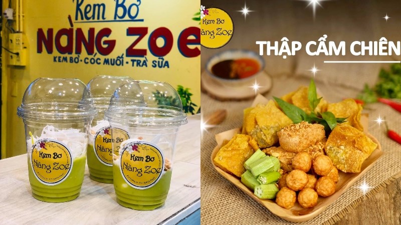 Quán Kem Bơ thiếu phụ Zoe