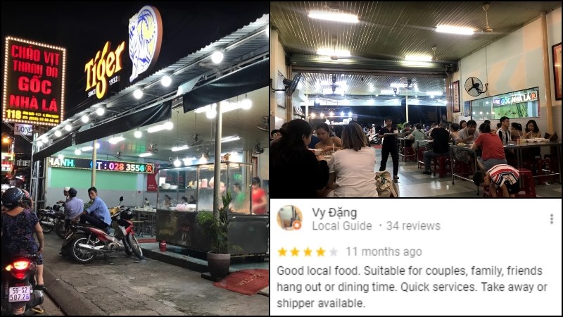 Quán Cháo vịt Thanh Đa cội Nhà Lá