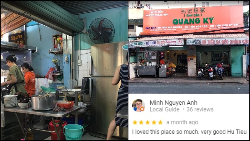 Quán Hủ tiếu Sa Đéc quang đãng KÝ