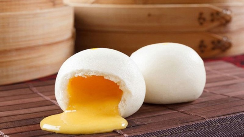 Bánh bao nhân sầu riêng