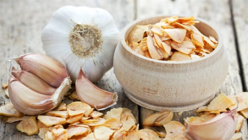 Bảo quản tỏi bằng cách sấy khô