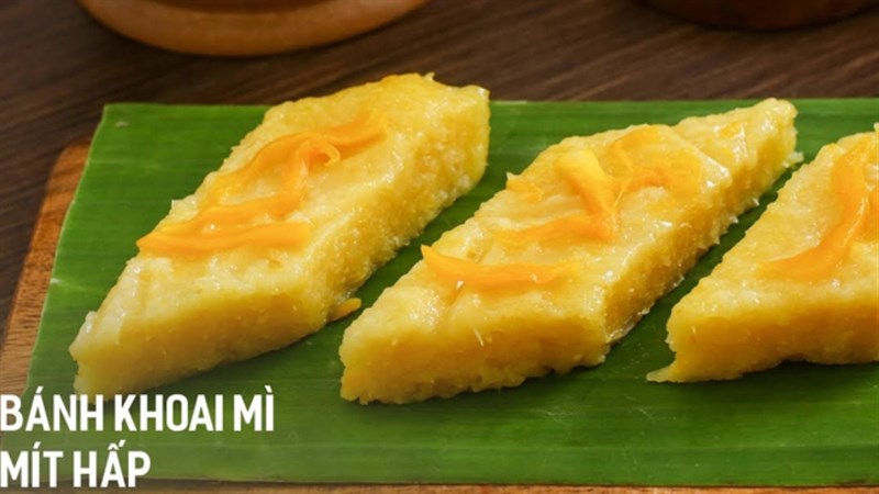 Bánh khoai mì mít hấp