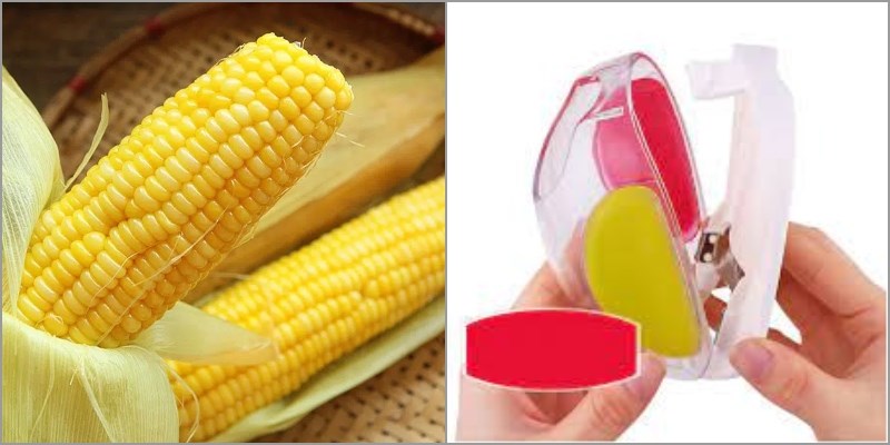 Nguy&ecirc;n liệu v&agrave; dụng cụ t&aacute;ch hạt bắp