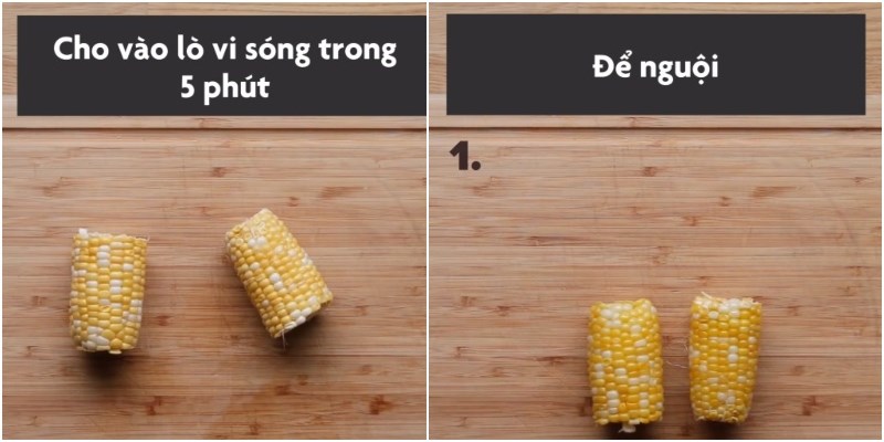 Cho v&agrave;o l&ograve; vi s&oacute;ng 5 ph&uacute;t 